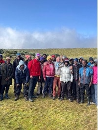 kenya team Mont Kenya team expedition les grands vivants