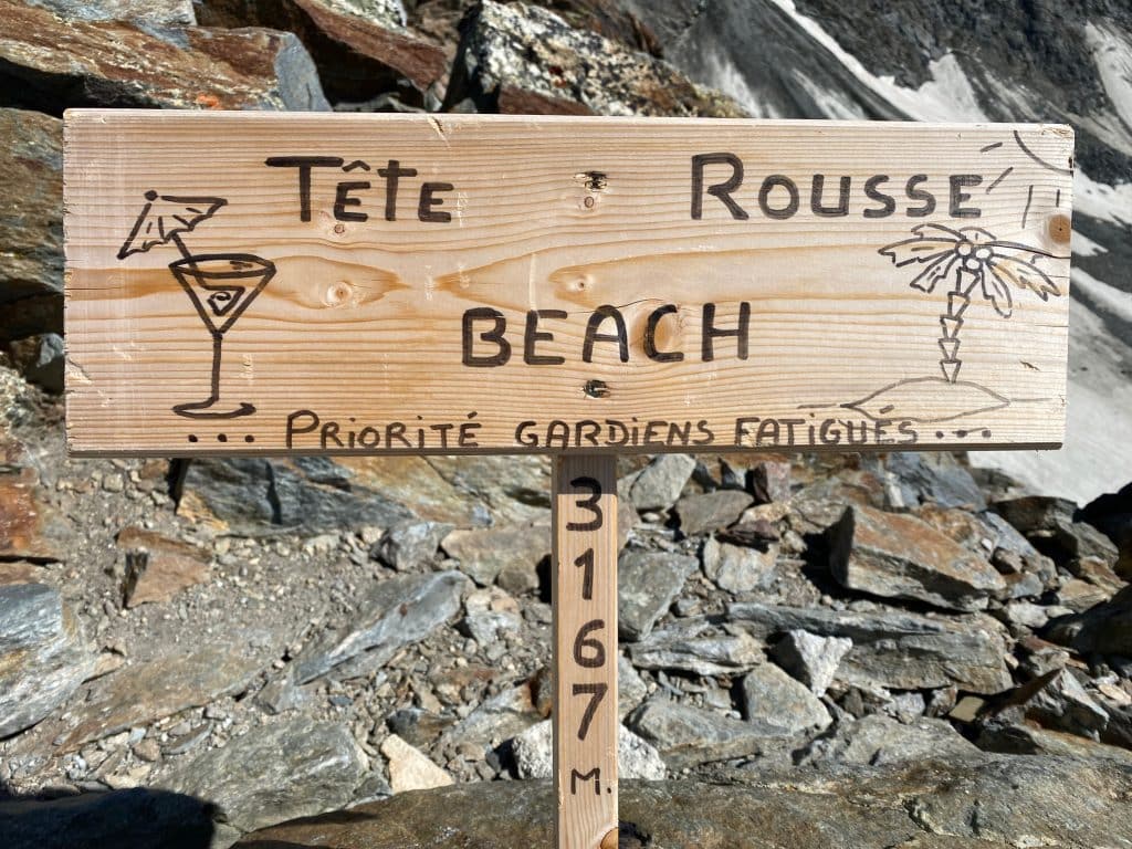 Refuge de tete rousse video les grands vivants